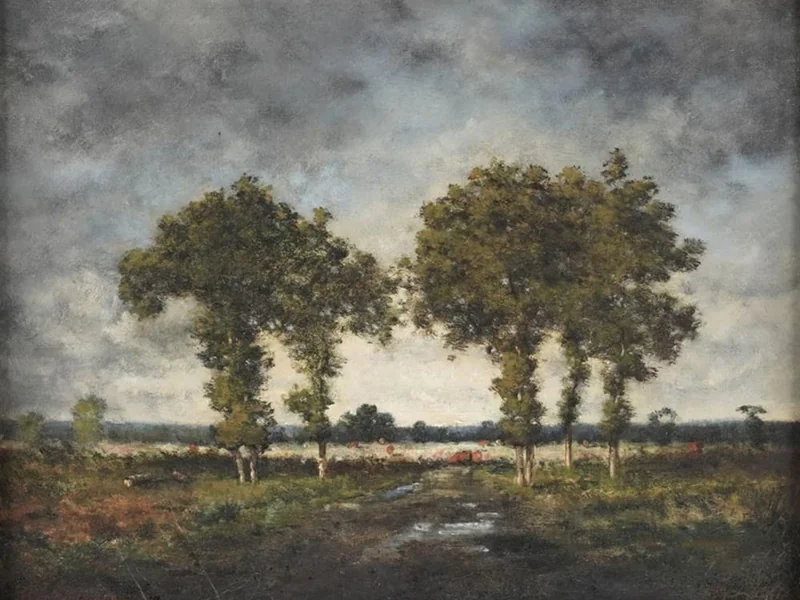 1852-Georges Bonnemaison - Paesaggio